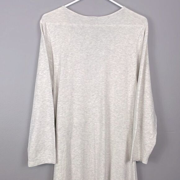 Torrid Mini Sweater Cross Front Skater Dress. Ivory. Size 2X. - Picture 9 of 13